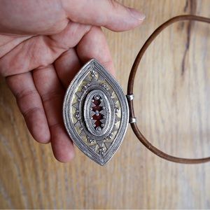 Silver necklace from Afghan